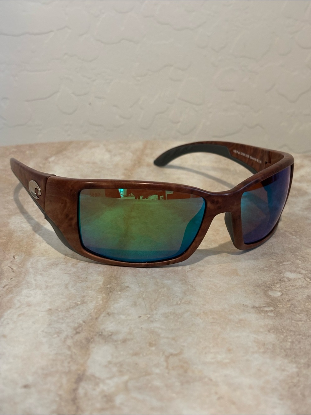 Costa Blackfin BL70 Men's Brown Woodgrain Frame Sunglasses